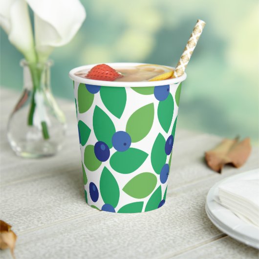 ブルーベリー。 紙コップ (インサイチュ)