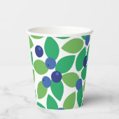 ブルーベリー。 紙コップ (裏面)