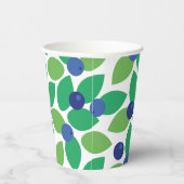 ブルーベリー。 紙コップ (右)