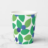 ブルーベリー。 紙コップ (正面)