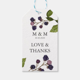 ブルーベリー | 結婚s Monogramありがとうございました ギフトタグ