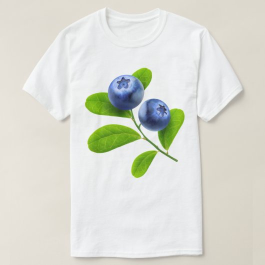 ブルーベリー Tシャツ (デザイン正面)