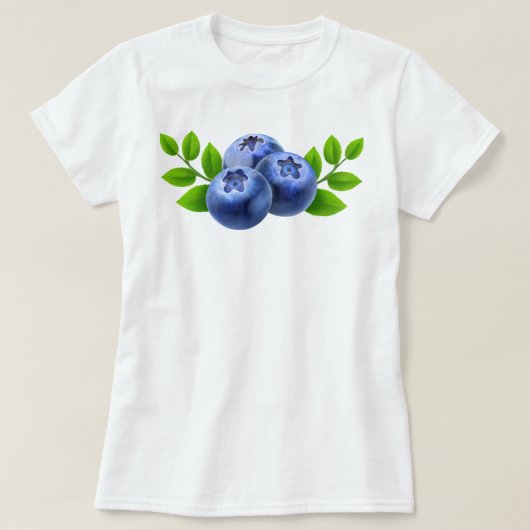 ブルーベリー Tシャツ (デザイン正面)