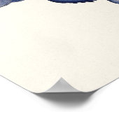 ブルーベリー(Vaccinium Corymbosum)フルーツ絵画ズ ポスター (角)