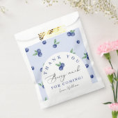 ブルーベリ感謝していーズベリー多くのサンキューカード フェイバーバッグ (封をした状態)