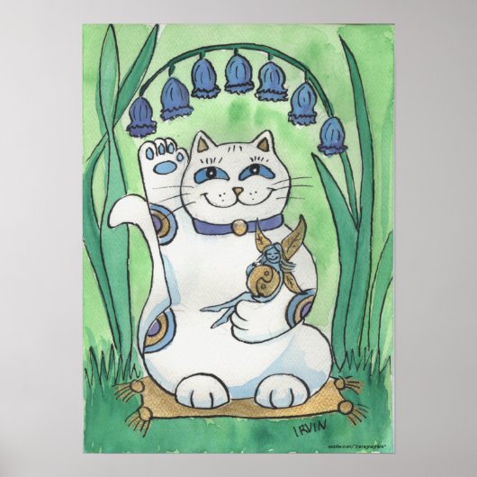 ブルーベルが幸運を呼んでいる ポスター (正面)