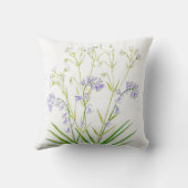 ブルーベルとスティッチウォット綿のクッションスロー クッション (裏面)