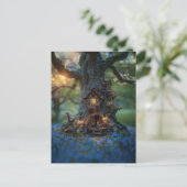 ブルーベルに囲まれた格言の家 ポストカード (スタンド正面)