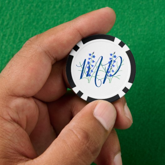 ブルーベルのモノグラム ポーカーチップ (手)