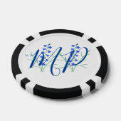 ブルーベルのモノグラム ポーカーチップ (シングル)