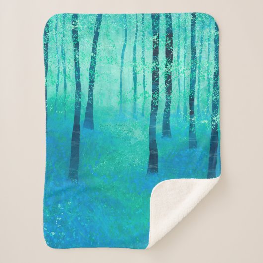 ブルーベルウッドランド シェルパブランケット (正面)