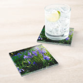 ブルーベルガラスのコースター ガラスコースター (アングル)
