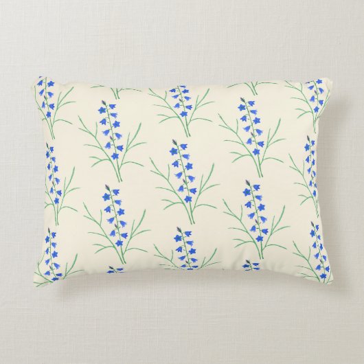 ブルーベルクリームカラー アクセントクッション (正面)