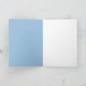 ブルーベルクローズアップフォトカード – 高 カード (内部)