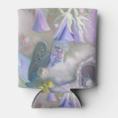 ブルーベルズアンドバタフライクーラーボックス 缶クーラー (正面)