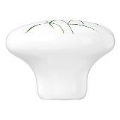 ブルーベルズバイレドゥート植物アートラウンドノブ セラミックノブ (側面)