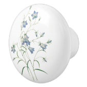 ブルーベルズバイレドゥート植物アートラウンドノブ セラミックノブ (右)