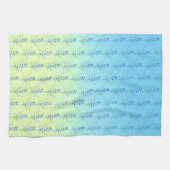 ブルーベルツートーンキッチンタオル キッチンタオル (横)