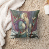 ブルーベルニックル、ノーザンライト&ペンギン クッション (ブランケット)