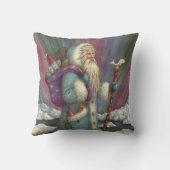 ブルーベルニックル、ノーザンライト&ペンギン クッション (裏面)