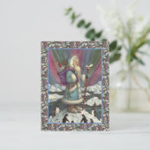 ブルーベルニックル、ノーザンライト&ペンギン シーズンポストカード (スタンド正面)