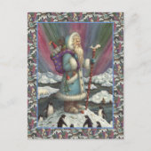 ブルーベルニックル、ノーザンライト&ペンギン シーズンポストカード (正面)