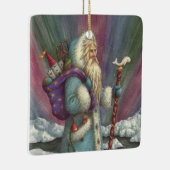 ブルーベルニックル、ノーザンライト&ペンギン セラミックオーナメント (右)