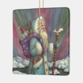 ブルーベルニックル、ノーザンライト&ペンギン セラミックオーナメント (左)