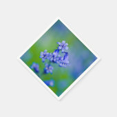 ブルーベルフラワーカクテル紙ナプキン スタンダードカクテルナプキン (角)
