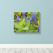 ブルーベルフラワーズアートフォトプリントオンキャンバス キャンバスプリント (インサイチュ (ウッドフロア))