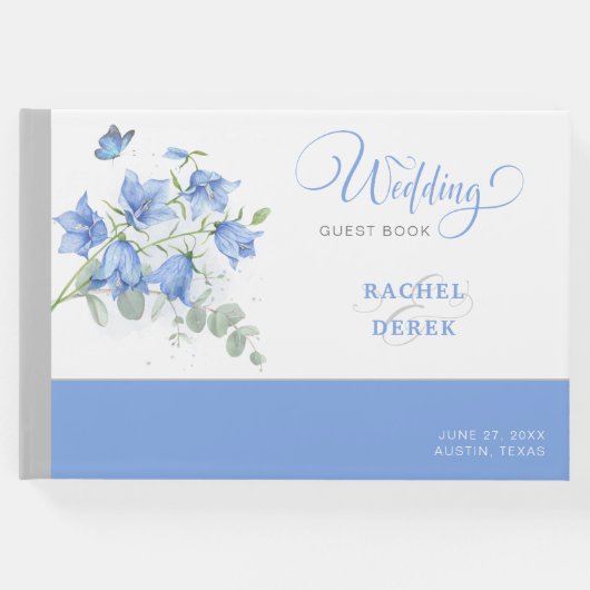 ブルーベルフラワー結婚ズ ゲストブック (正面)