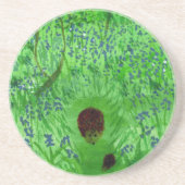 ブルーベルヘッジホグ春ウッドランド コースター (正面)