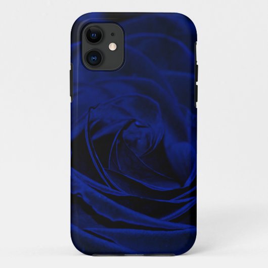 ブルーベルベットバラ.jpg Case-Mate iPhoneケース (裏面)