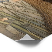 ブルーベルポートレートアートプリント ポスター (角)