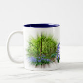 ブルーベルモノグラム ツートーンマグカップ (左)