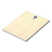 ブルーベル付きイースタークロス ノートパッド (回転)