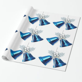 ブルーベル及びホワイトホリーラッピング紙 ラッピングペーパー