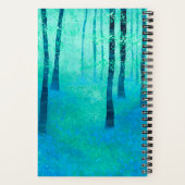 ブルーベル森林の風景 ノートブック (裏面)