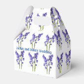 ブルーベル生地の模様 フェイバーボックス (正面サイド)