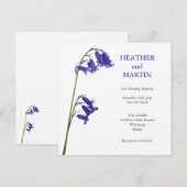 ブルーベル結婚式招待状 招待状 (正面/裏面)