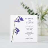 ブルーベル結婚式招待状 招待状 (スタンド正面)