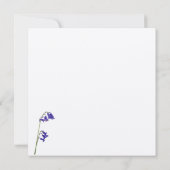 ブルーベル結婚式招待状 招待状 (裏面)