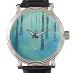 ブルーベル絵画・ウッズ 腕時計<br><div class="desc">ケントモダン州絵画シャロックの近くのブルーベルの森の新鮮な風景。</div>