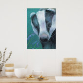 ブルーベル・ウッズ・アート・ポスターのアナグマ ポスター (キッチン)