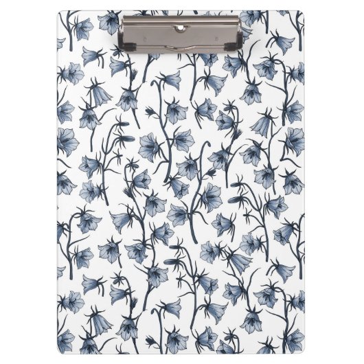 ブルーベル、ハレボルズ、ベルフラワー クリップボード (正面)