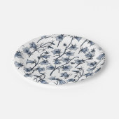 ブルーベル、ハレボルズ、ベルフラワー ペーパープレート (アングル)