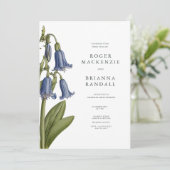 ブルーベル（ワイヤーベル） 招待状 (スタンド正面)