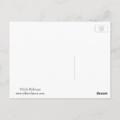 ブルーベル《植物》百日草花葉書 ポストカード (裏面)