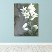 ブルーベル（白黒） キャンバスプリント (インサイチュ (ウッドフロア))