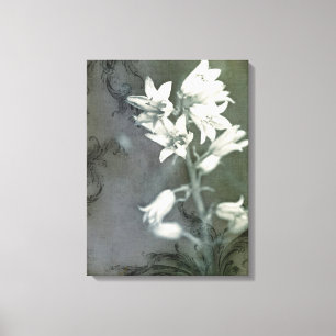 ブルーベル（白黒） キャンバスプリント